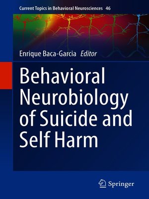 cover image of Behavioral Neurobiology of Suicide and Self Harm
